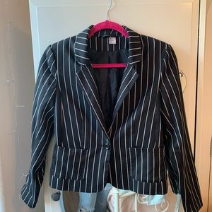 H&M striped blazer